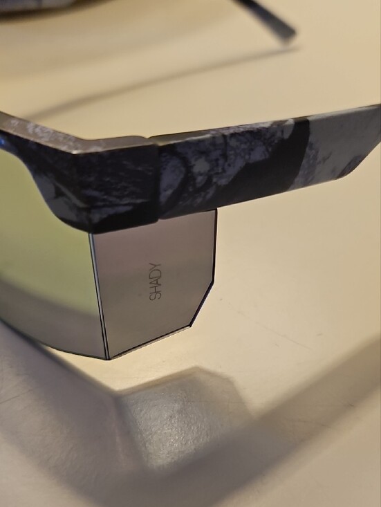 Sport Shield Sunglasses with Pink Nose Pad main image 4
